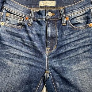 Madewell High Riser Skinny Denim Jeans Size 24